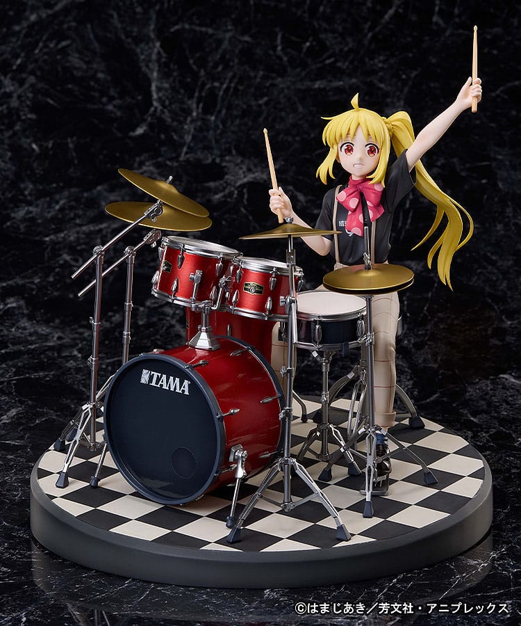 Bocchi the Rock! Figur 1/7 Nijika Ijichi 23 cm - Energetisk Trumfigur Aniplex