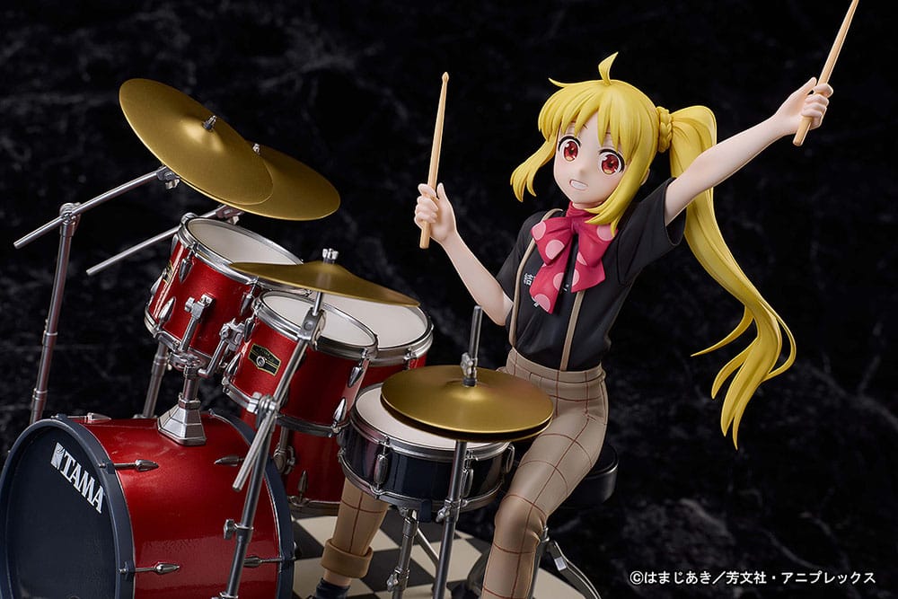 Bocchi the Rock! Figur 1/7 Nijika Ijichi 23 cm - Energetisk Trumfigur Aniplex