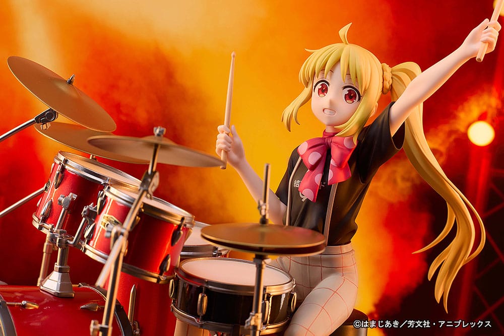 Bocchi the Rock! Figur 1/7 Nijika Ijichi 23 cm - Energetisk Trumfigur Aniplex