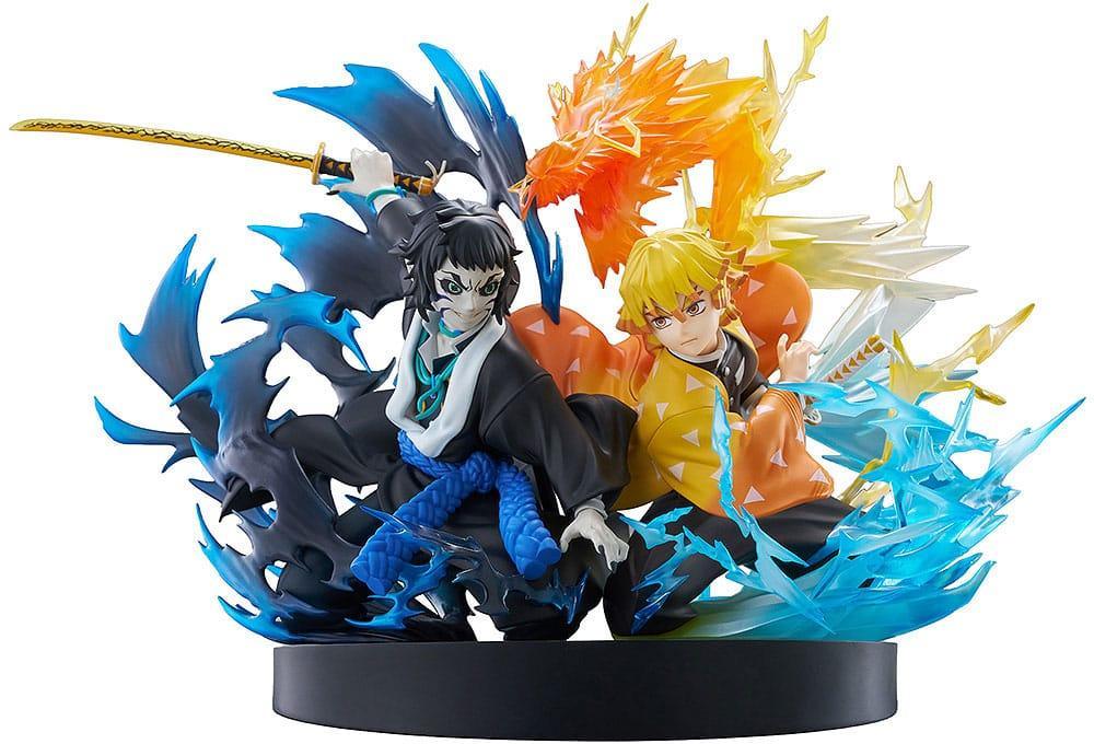 Demon Slayer: Kimetsu no Yaiba PVC Figur Zenitsu Agatsuma & Kaigaku 15 cm Aniplex