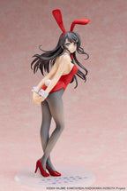 Rascal Does Not Dream of Bunny Girl Senpai Figur 1/7 Mai Sakurajima Red Bunny Girl Ver. 27 cm Aniplex