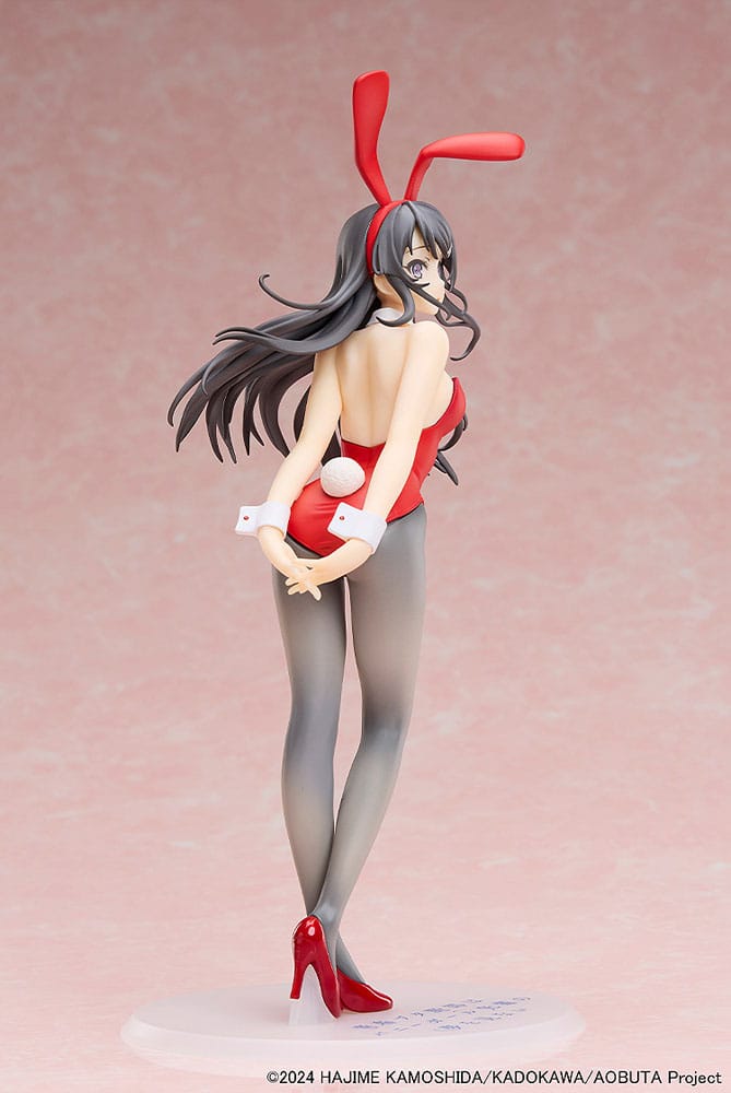 Rascal Does Not Dream of Bunny Girl Senpai Figur 1/7 Mai Sakurajima Red Bunny Girl Ver. 27 cm Aniplex