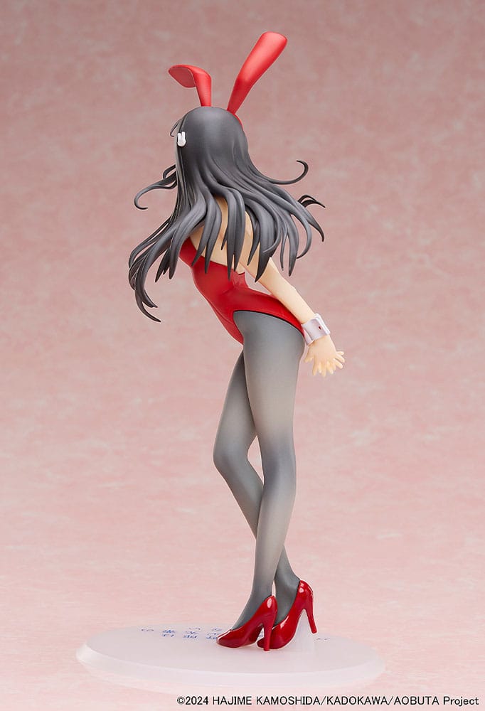 Rascal Does Not Dream of Bunny Girl Senpai Figur 1/7 Mai Sakurajima Red Bunny Girl Ver. 27 cm Aniplex