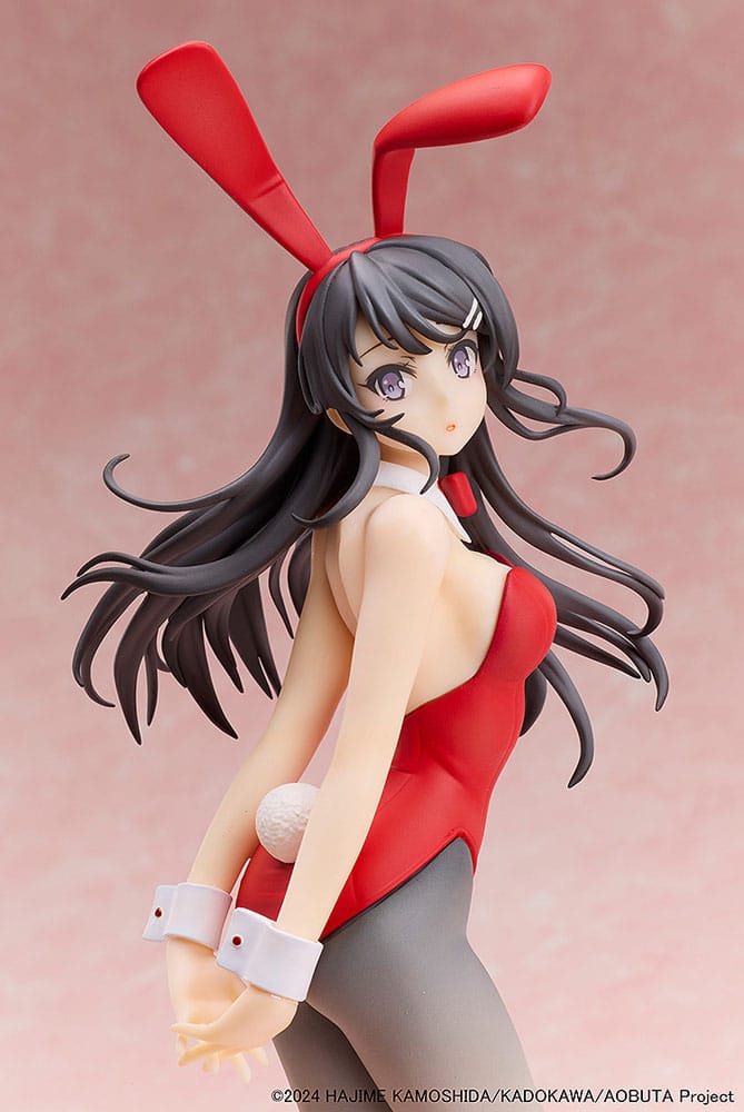 Rascal Does Not Dream of Bunny Girl Senpai Figur 1/7 Mai Sakurajima Red Bunny Girl Ver. 27 cm Aniplex
