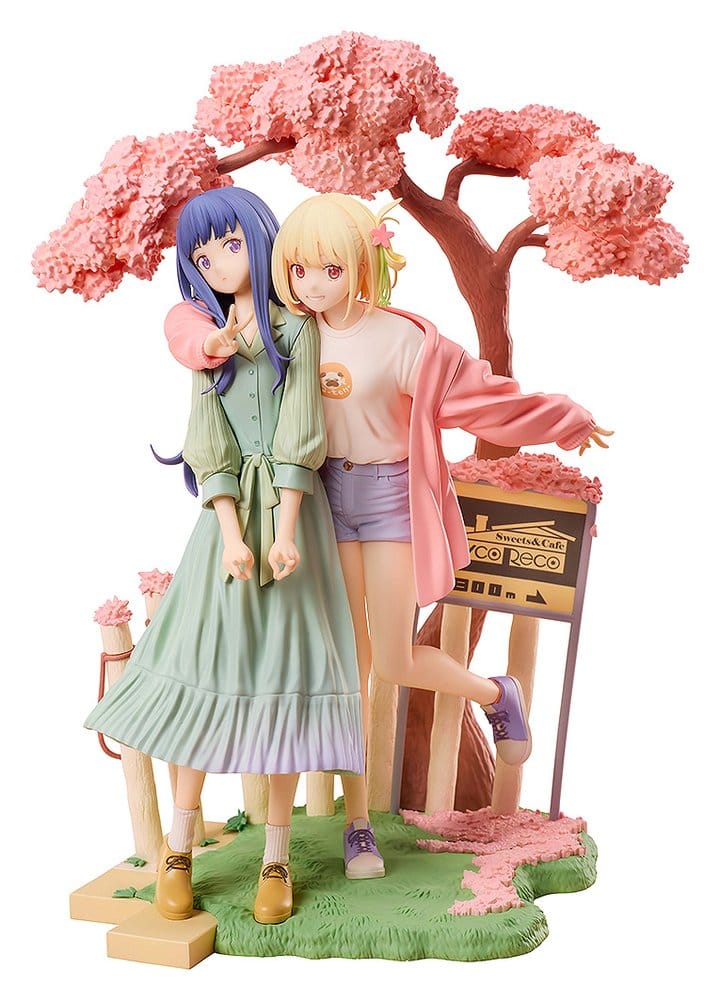 Lycoris Recoil PVC-figurer 2-Pack Chisato Nishikigi & Takina Inoue Vårversion 25 cm