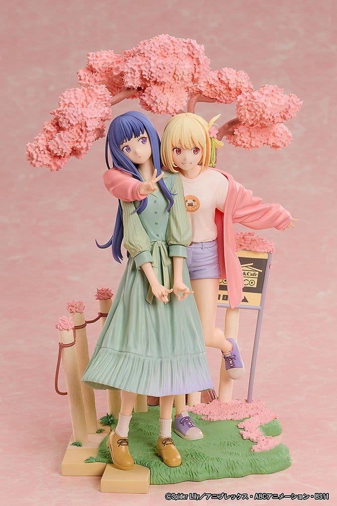 Lycoris Recoil PVC-figurer 2-Pack Chisato Nishikigi & Takina Inoue Vårversion 25 cm