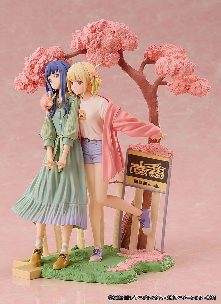 Lycoris Recoil PVC-figurer 2-Pack Chisato Nishikigi & Takina Inoue Vårversion 25 cm