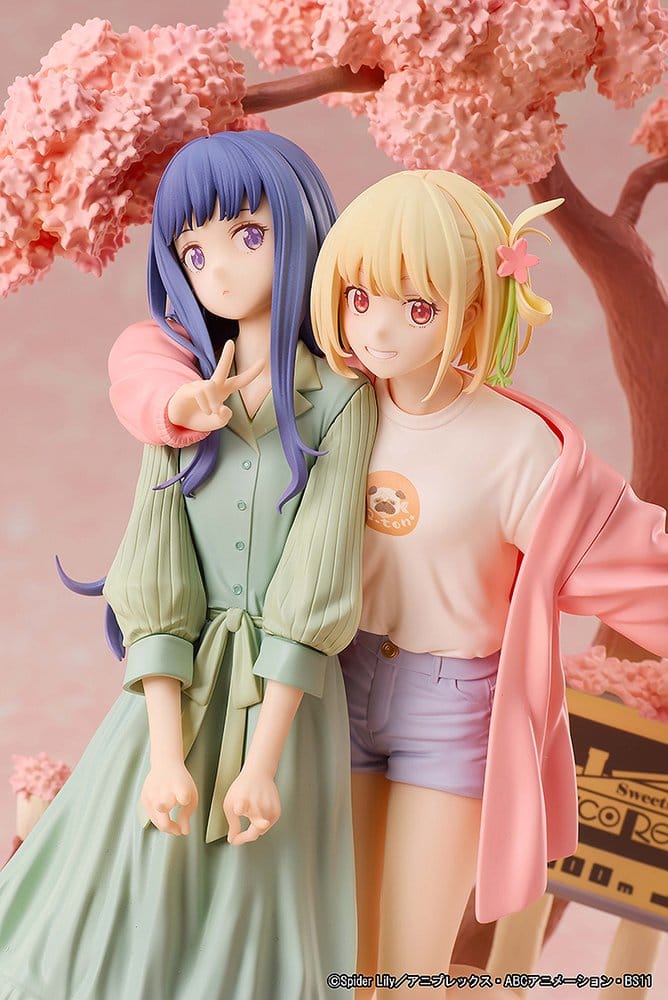 Lycoris Recoil PVC-figurer 2-Pack Chisato Nishikigi & Takina Inoue Vårversion 25 cm