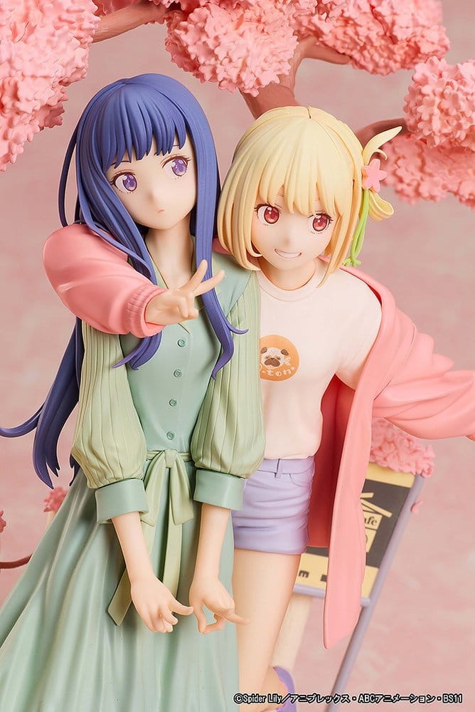 Lycoris Recoil PVC-figurer 2-Pack Chisato Nishikigi & Takina Inoue Vårversion 25 cm