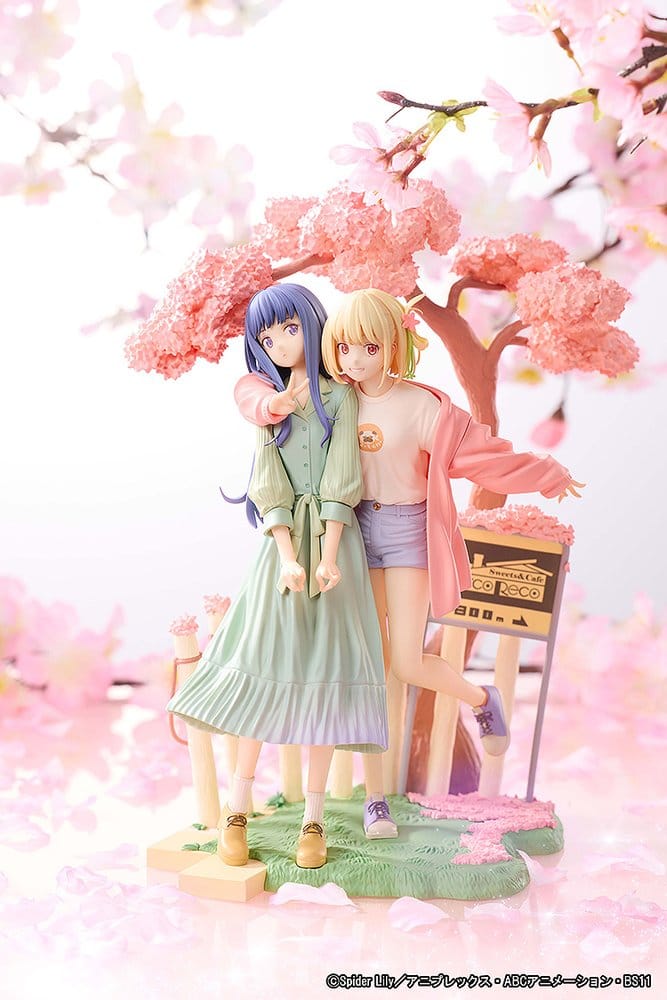 Lycoris Recoil PVC-figurer 2-Pack Chisato Nishikigi & Takina Inoue Vårversion 25 cm