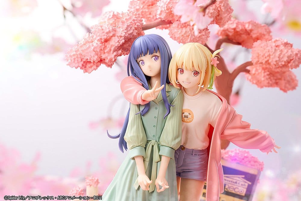 Lycoris Recoil PVC-figurer 2-Pack Chisato Nishikigi & Takina Inoue Vårversion 25 cm