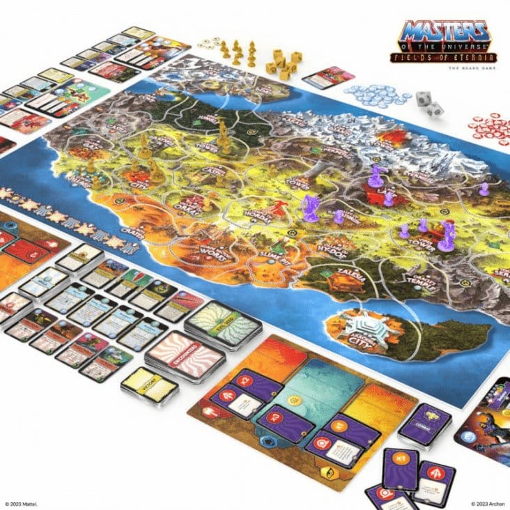 Masters of the Universe Brädspel Fälten av Eternia *Engelsk Version*