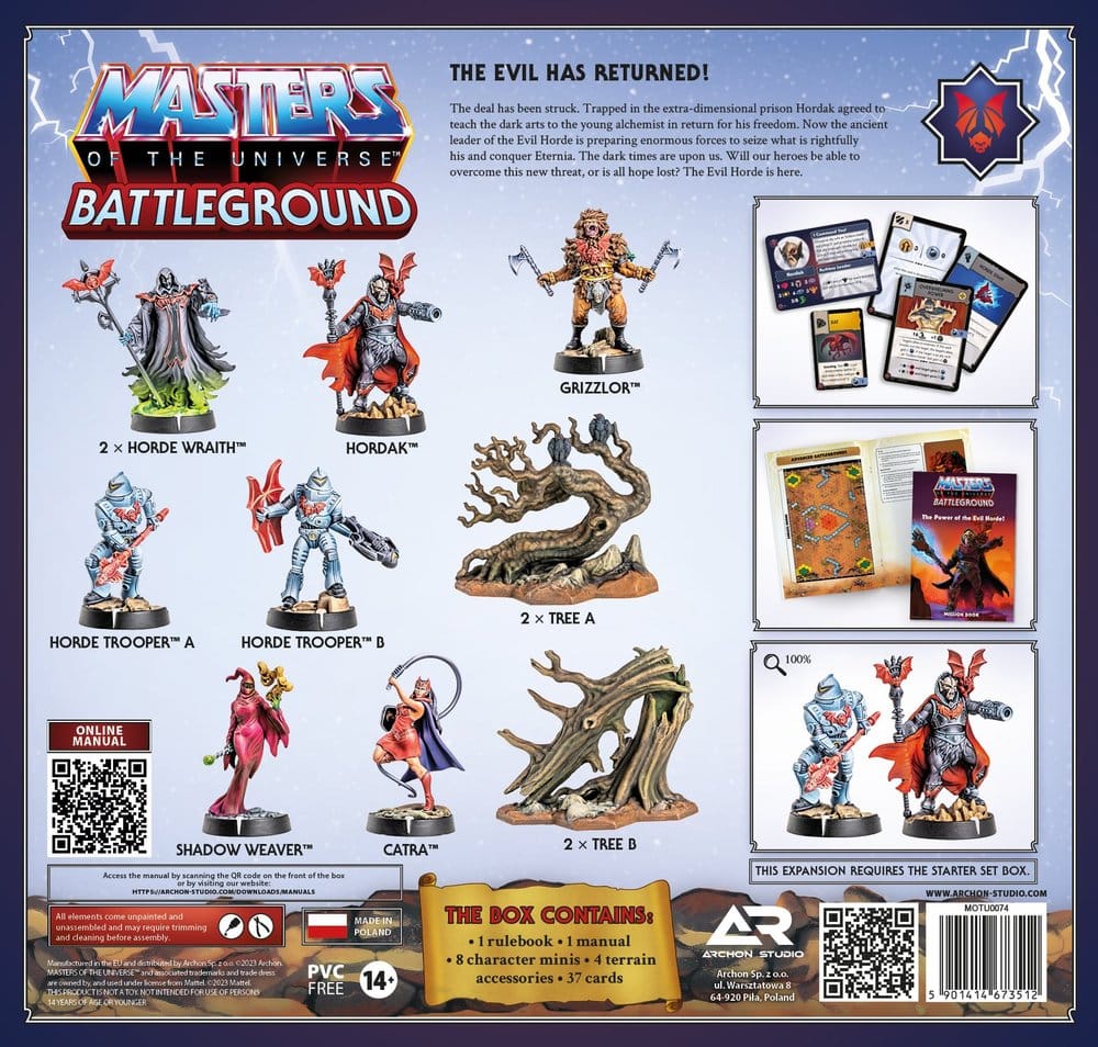 Masters of the Universe: Battleground Miniatyrspel Våg 4: Den Ondska Hordens Makt – Engelska versionen