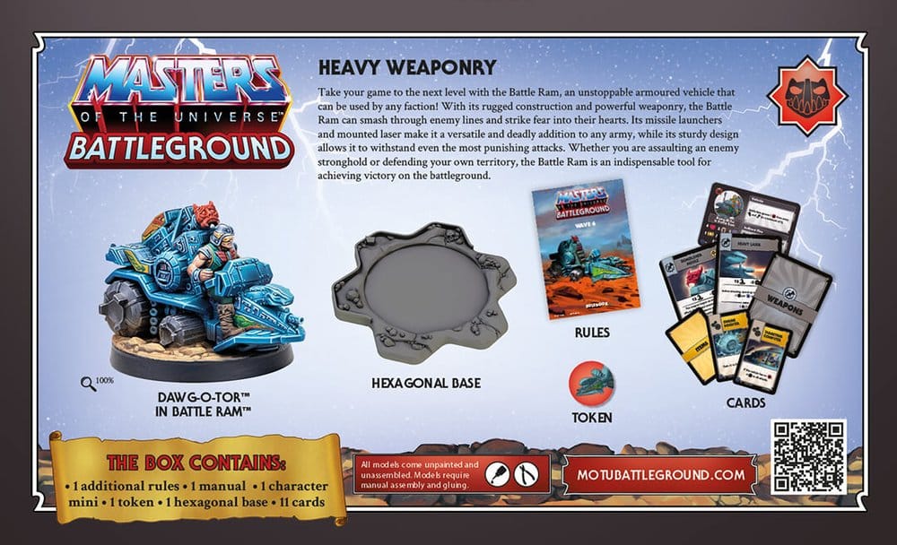 Masters of the Universe: Battleground Miniatyrspel Våg 6: Fighting Foe Men-fraktionen *Engelsk version*