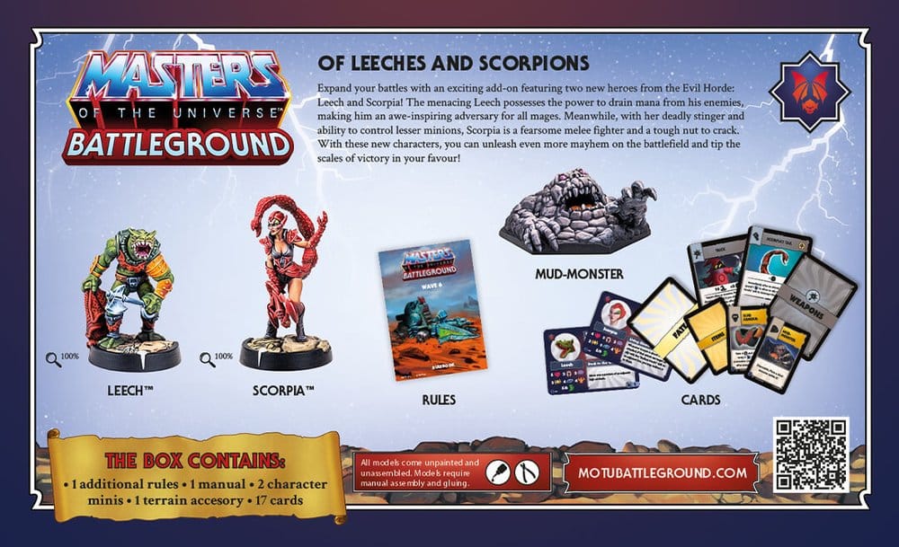Masters of the Universe: Battleground Miniatyrspel Våg 6: Fraktionen Ondskans Horde *Engelsk Version*