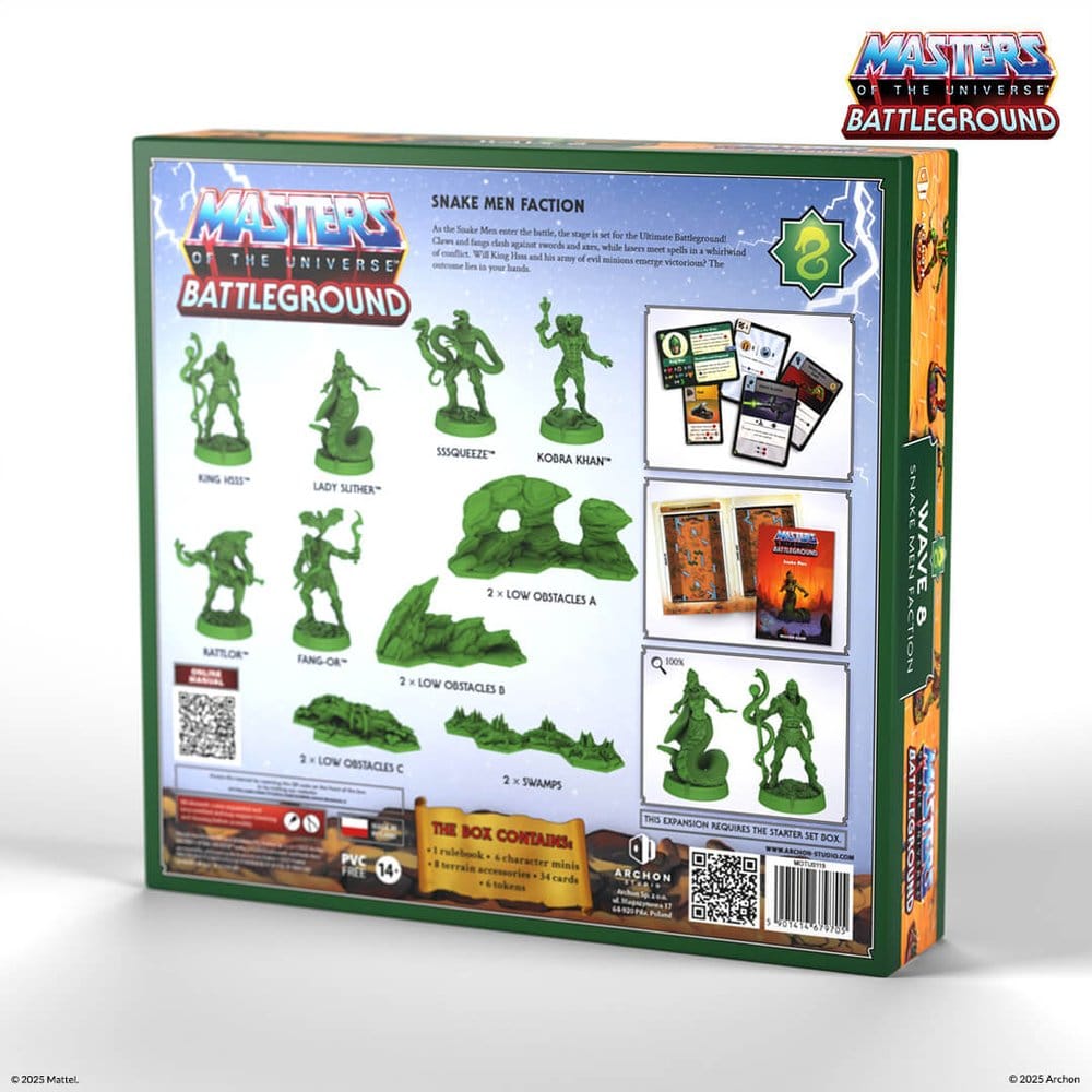 Masters of the Universe: Battleground Tärningsspel Våg 8: Snake Men Fraktion *Engelsk Version*