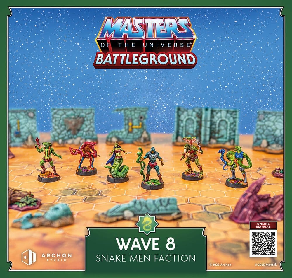 Masters of the Universe: Battleground Tärningsspel Våg 8: Snake Men Fraktion *Engelsk Version*