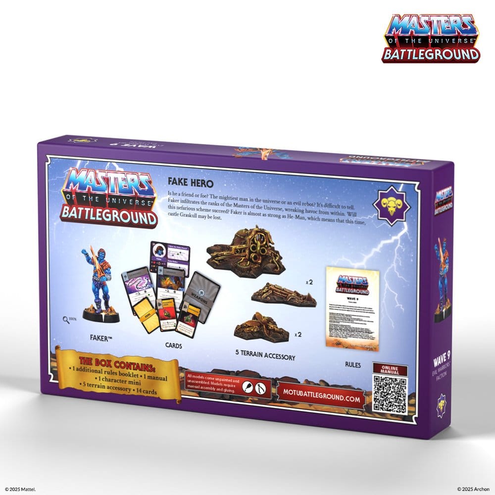 Masters of the Universe: Battleground Minatyrspel Våg 9: Ondskefulla Krigare Fraktion *Engelsk version*