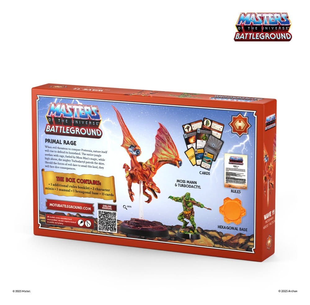 Masters of the Universe: Battleground Miniatyrspel Vågcirkel 11: Preternian Hjältar (Moss Man / Turbodactyl) *Engelsk version*