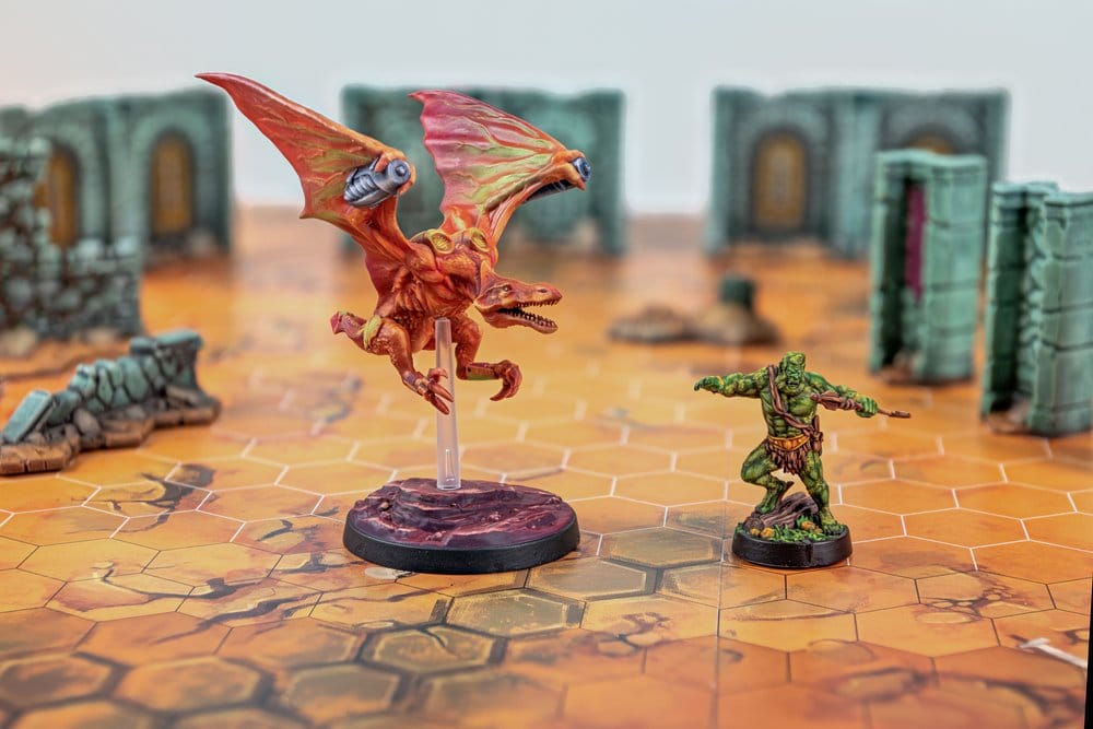 Masters of the Universe: Battleground Miniatyrspel Vågcirkel 11: Preternian Hjältar (Moss Man / Turbodactyl) *Engelsk version*