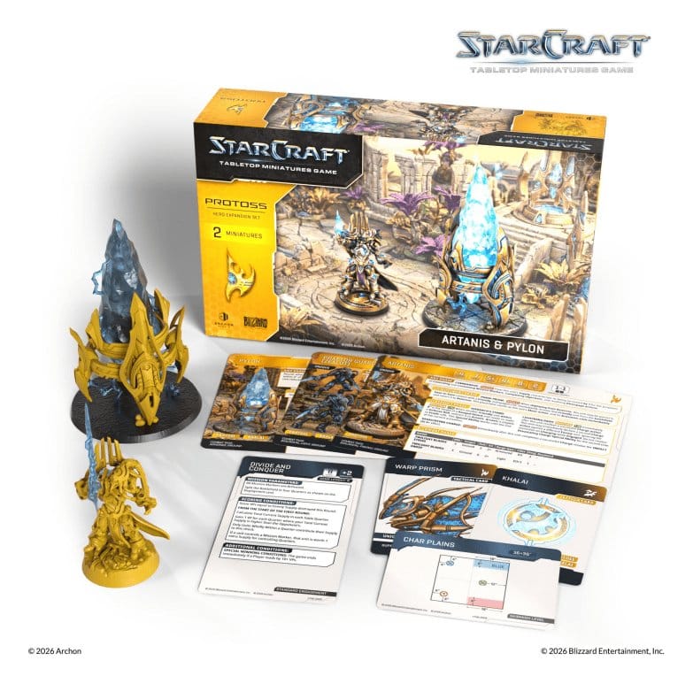 StarCraft TMG Hero Expansion Set Protoss: Artanis & Pylon