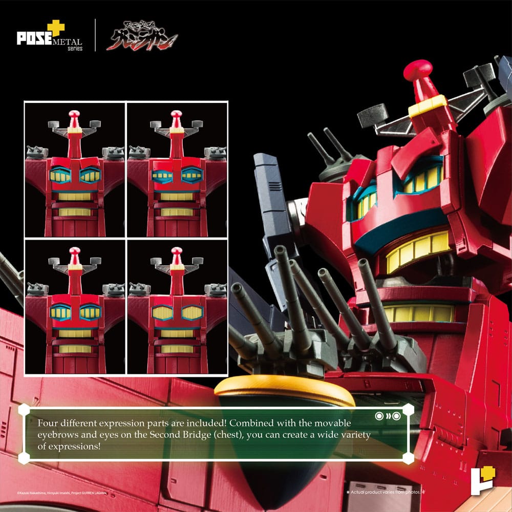 Tengen Toppa Gurren Lagann POSE+METAL series Figur Dai-Gurren 33 cm Art Storm