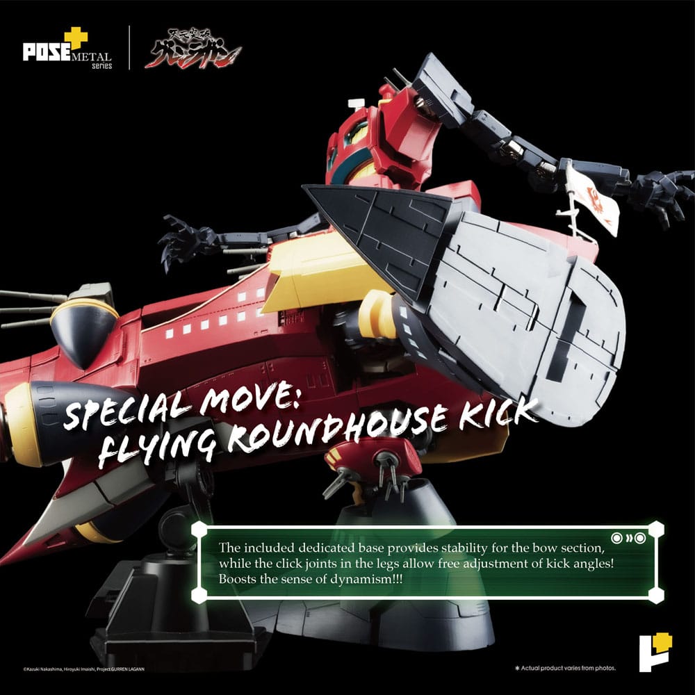 Tengen Toppa Gurren Lagann POSE+METAL series Figur Dai-Gurren 33 cm Art Storm