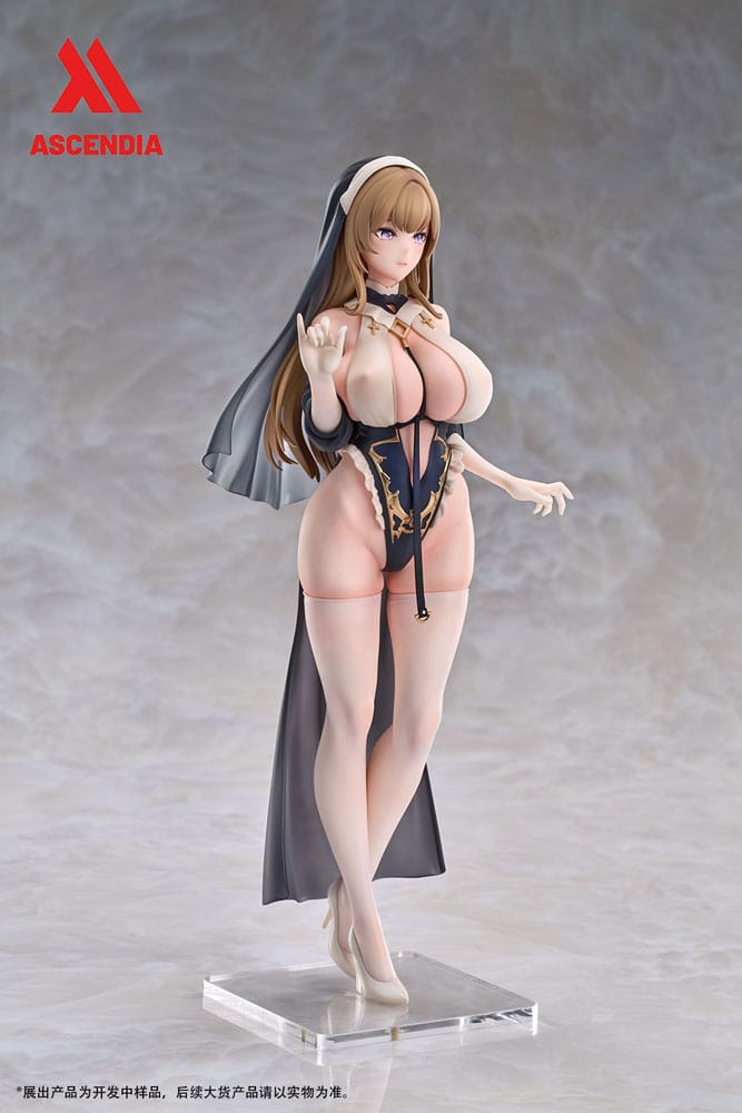 Original Character PU Statues 2-Pack 1/6 Lily Nun & Emily Nurse Illustration by Chowbie 26 cm