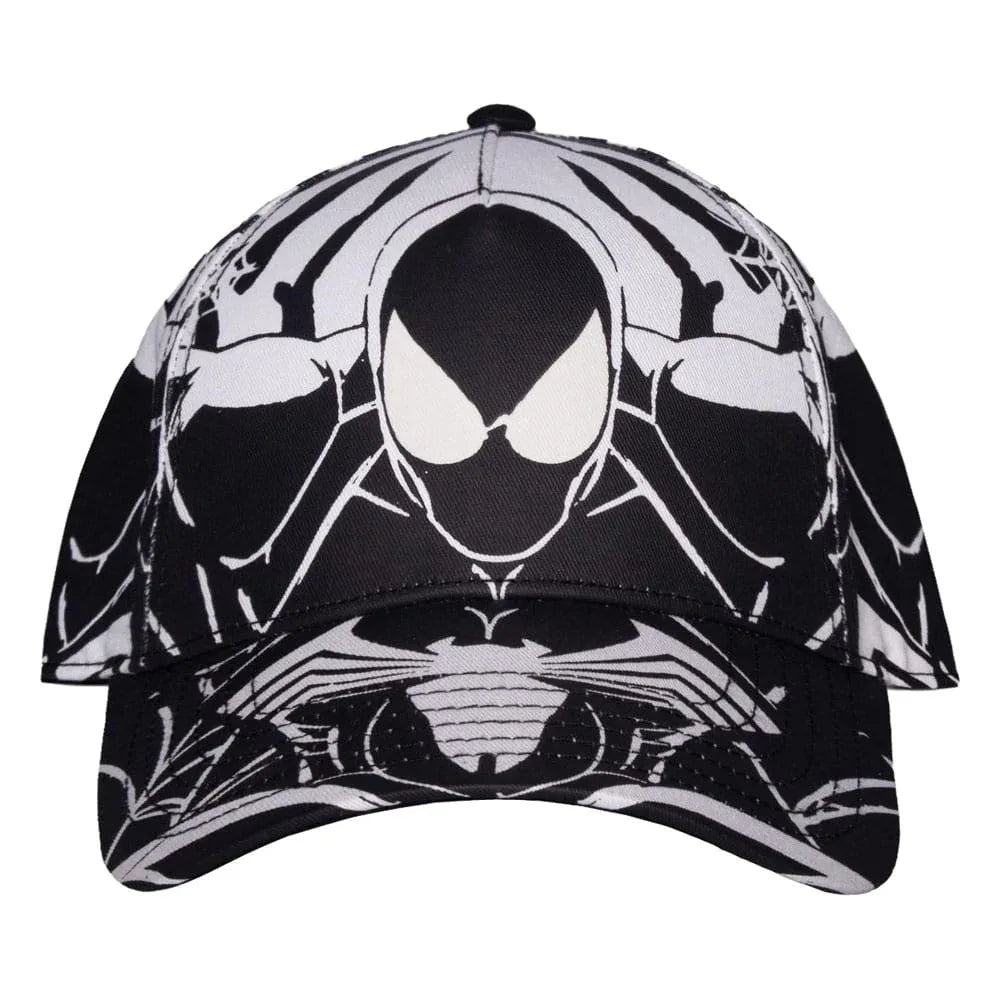 Spider-Man Baseball Svart & Vit All-over-Print Difuzed