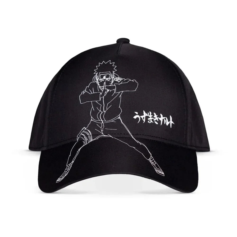 Naruto Shippuden Baseball Cap - Naruto Black & White Difuzed