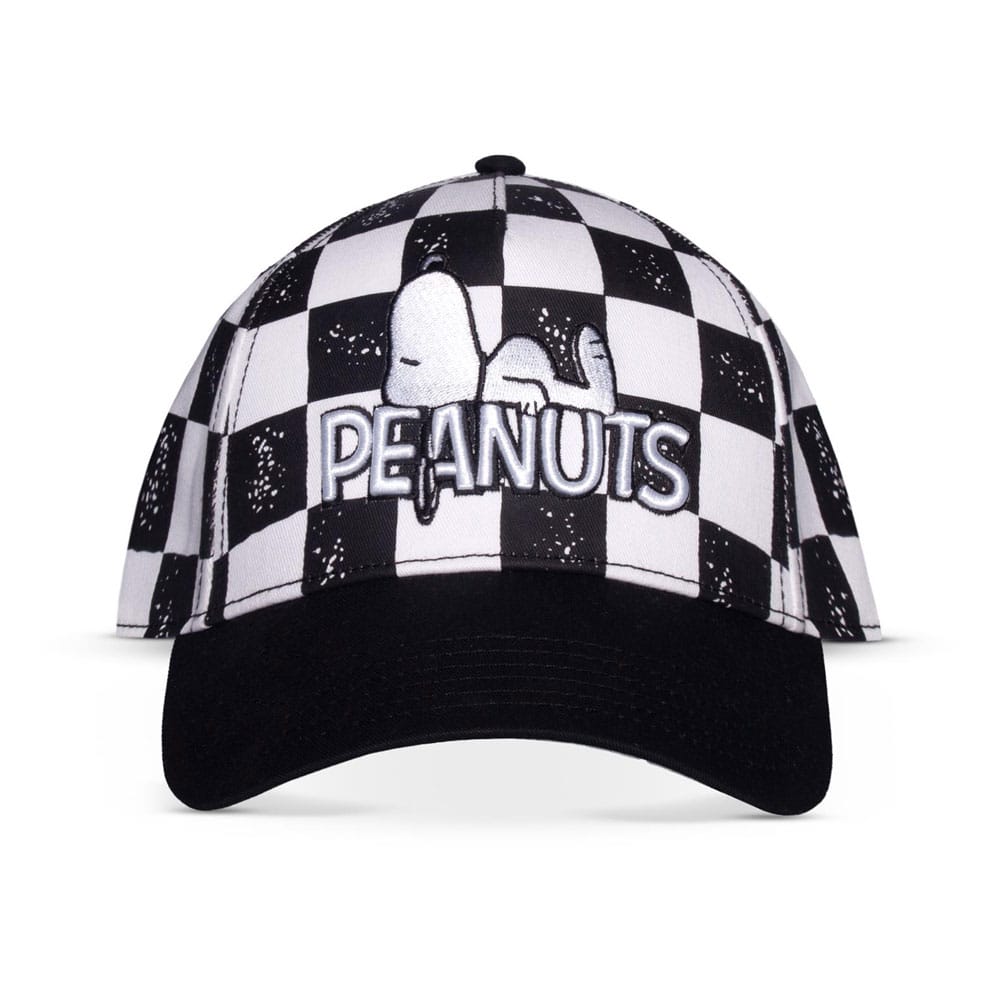 Peanuts Keps Checkerboard Logo – Högkvalitativ Keps med Officiell Licens Difuzed
