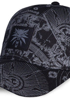 The Witcher Baseball Logotyp Svart Difuzed