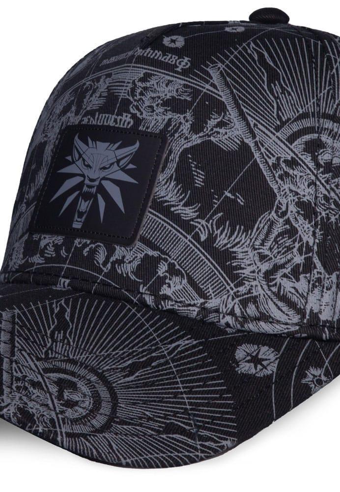 The Witcher Baseball Logotyp Svart Difuzed