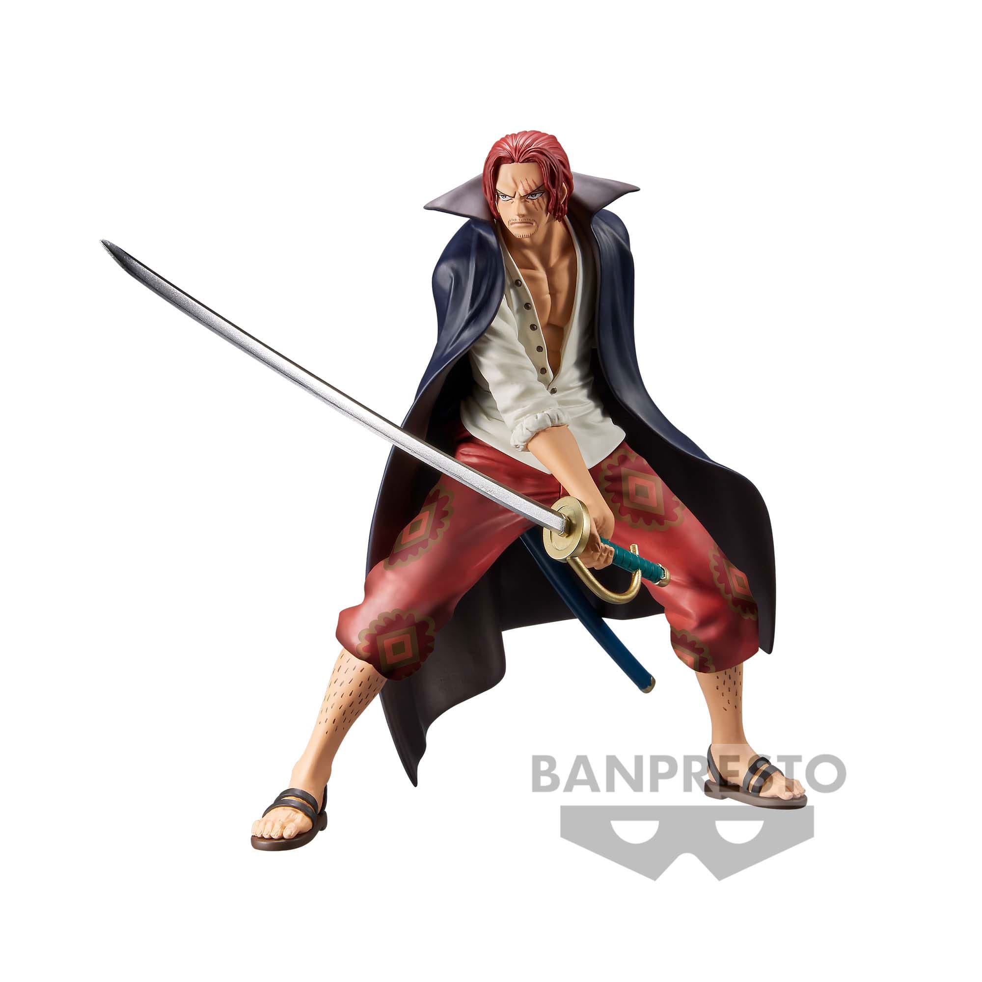 One Piece Film: Red DXF Posing PVC Figur Shanks 18 cm Banpresto