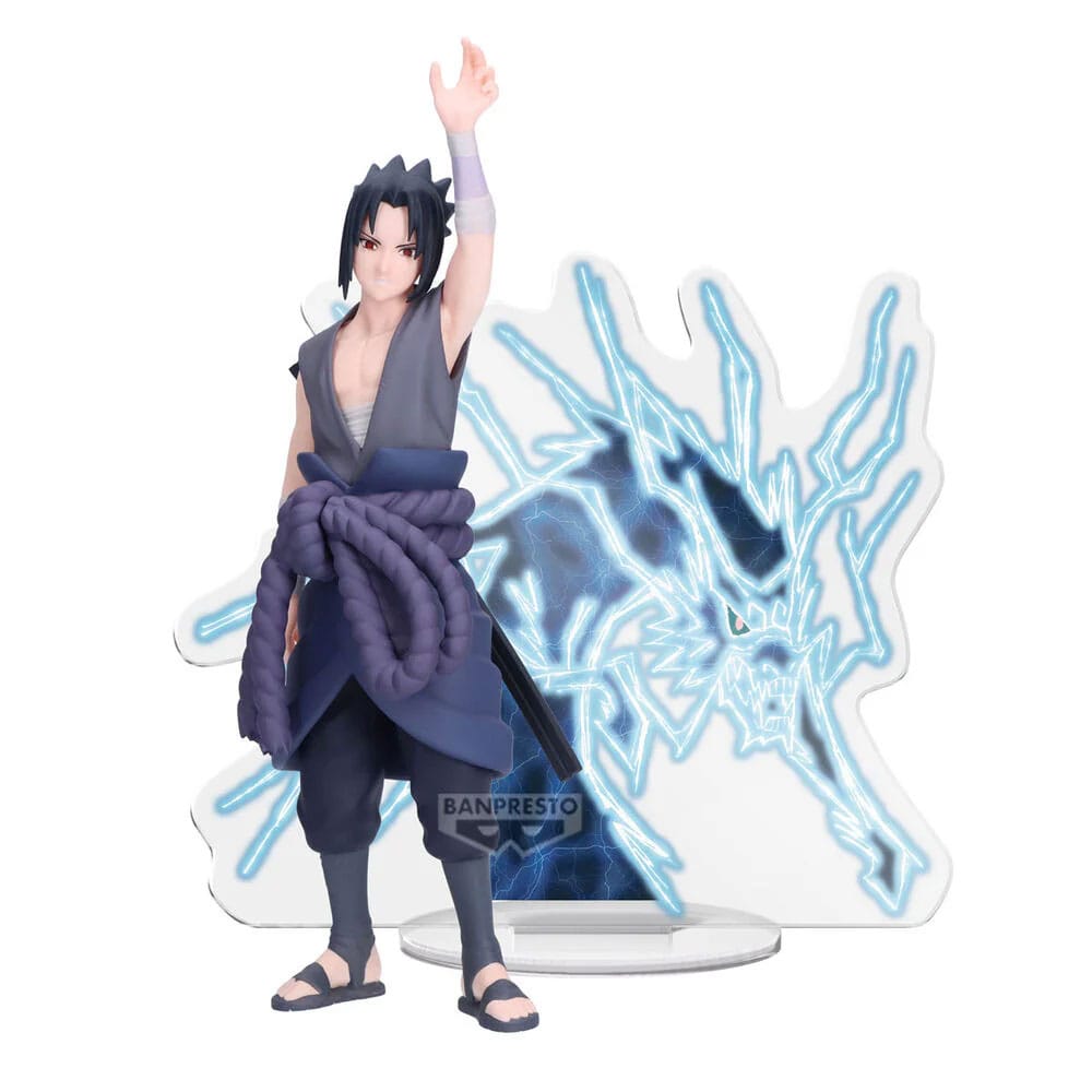 Naruto Shippuden Panel Spectacle PVC Figur Lightning Sasuke Uchiha 13 cm Banpresto