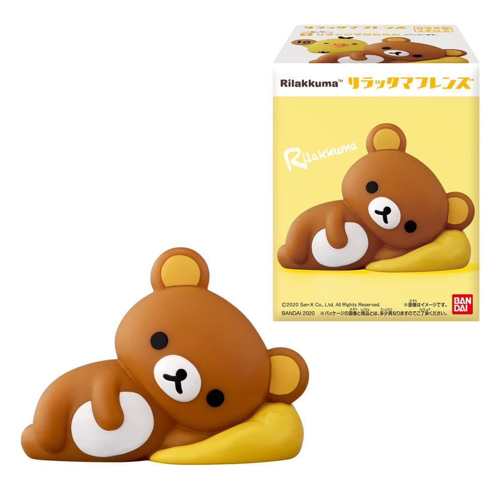 Rilakkuma Vänner Mjuka Figurer 6 cm Våg 4 Display (12) Banpresto