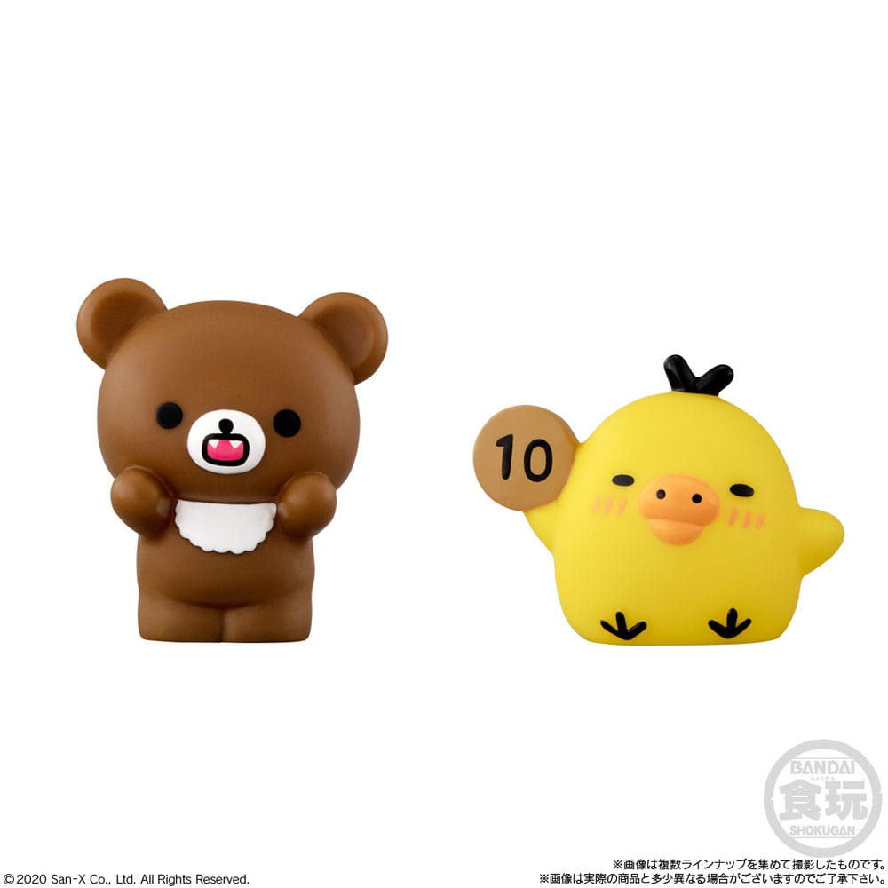 Rilakkuma Vänner Mjuka Figurer 6 cm Våg 4 Display (12) Banpresto