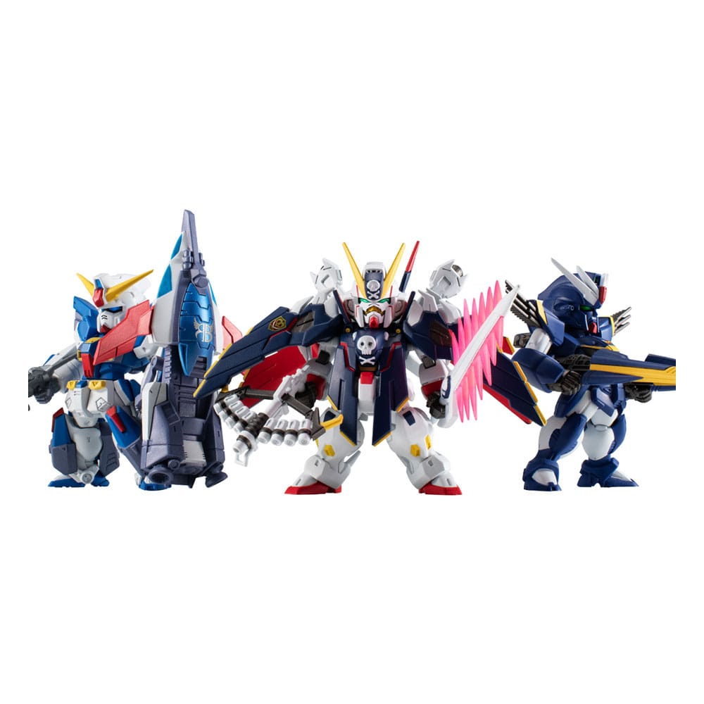 FW Gundam Convergence Core Cross Bone Action Figur Set Steel 7 B Team 6 cm Bandai