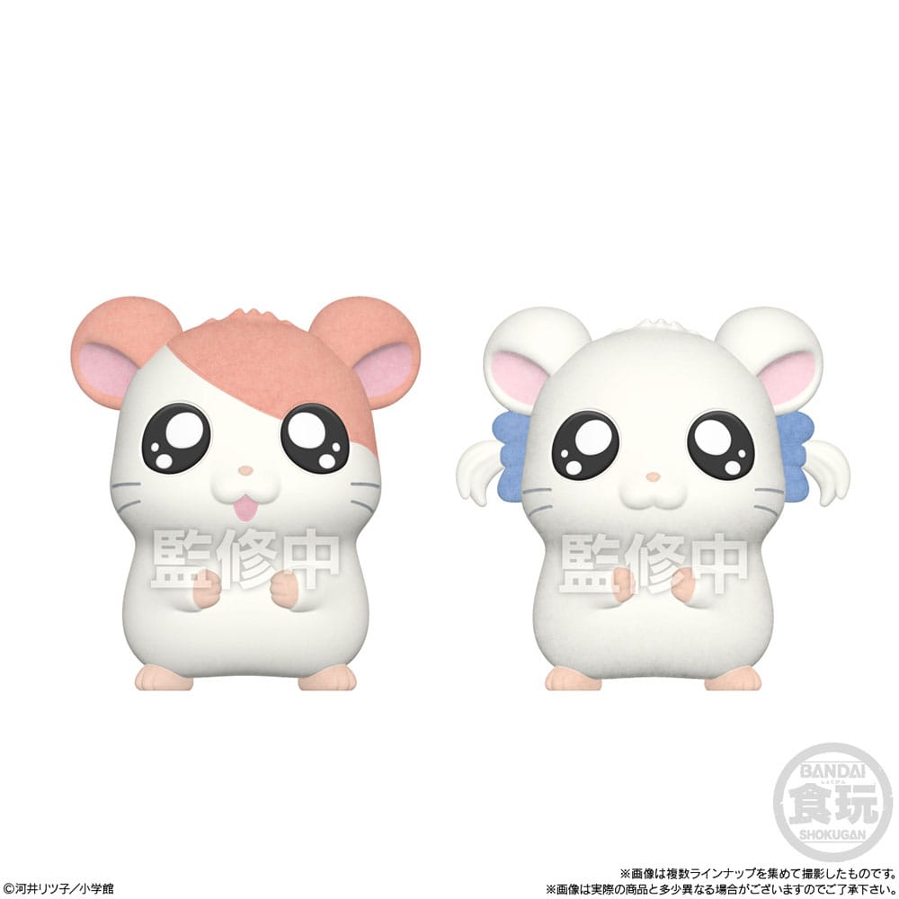 Hamtaro Flocked Mini-Figurer 4 cm Display (8) Banpresto