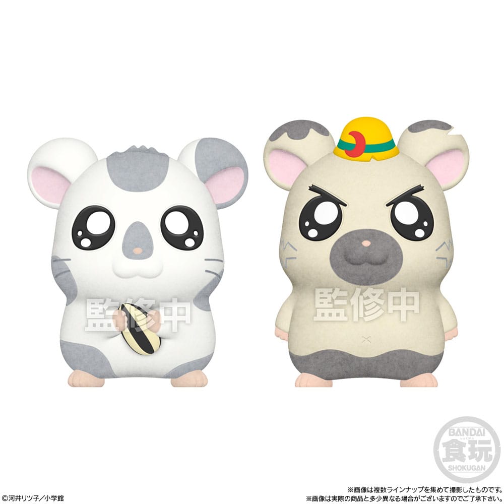 Hamtaro Flocked Mini-Figurer 4 cm Display (8) Banpresto