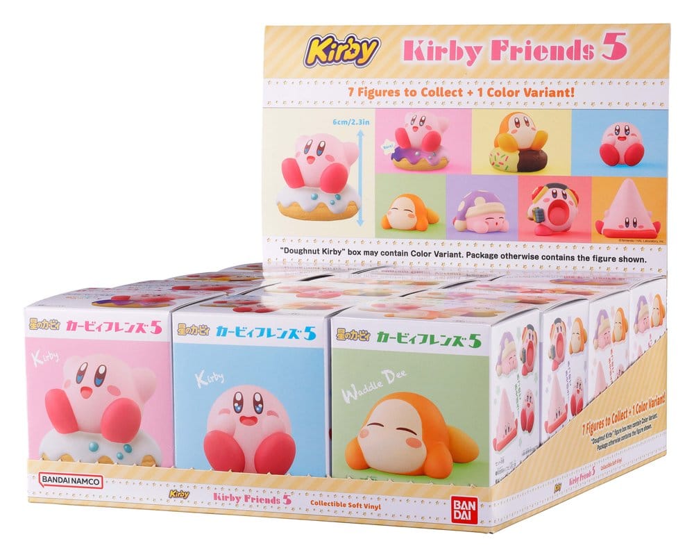 Kirby Friends Mini Figures Wave 5 6 cm Display (12)