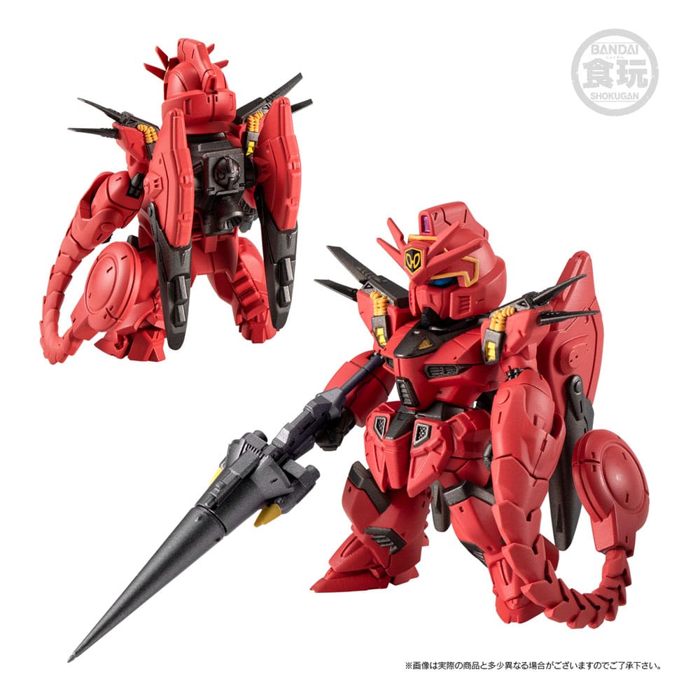 FW Gundam Convergence Core Cross Bone Action Figur Set Steel 7 A Team 6 cm Bandai