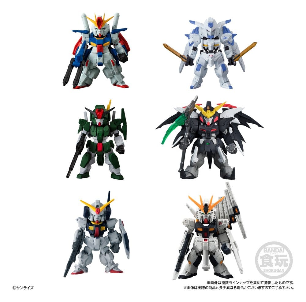 Gundam Converge Mini Figur Våg 30 Display 6 cm (10 stycken)