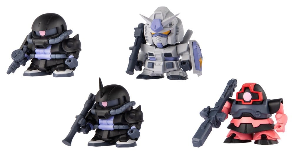 Gundam Shokugan Box Mini Model Kits Wave 4 Blind Box Display (12)