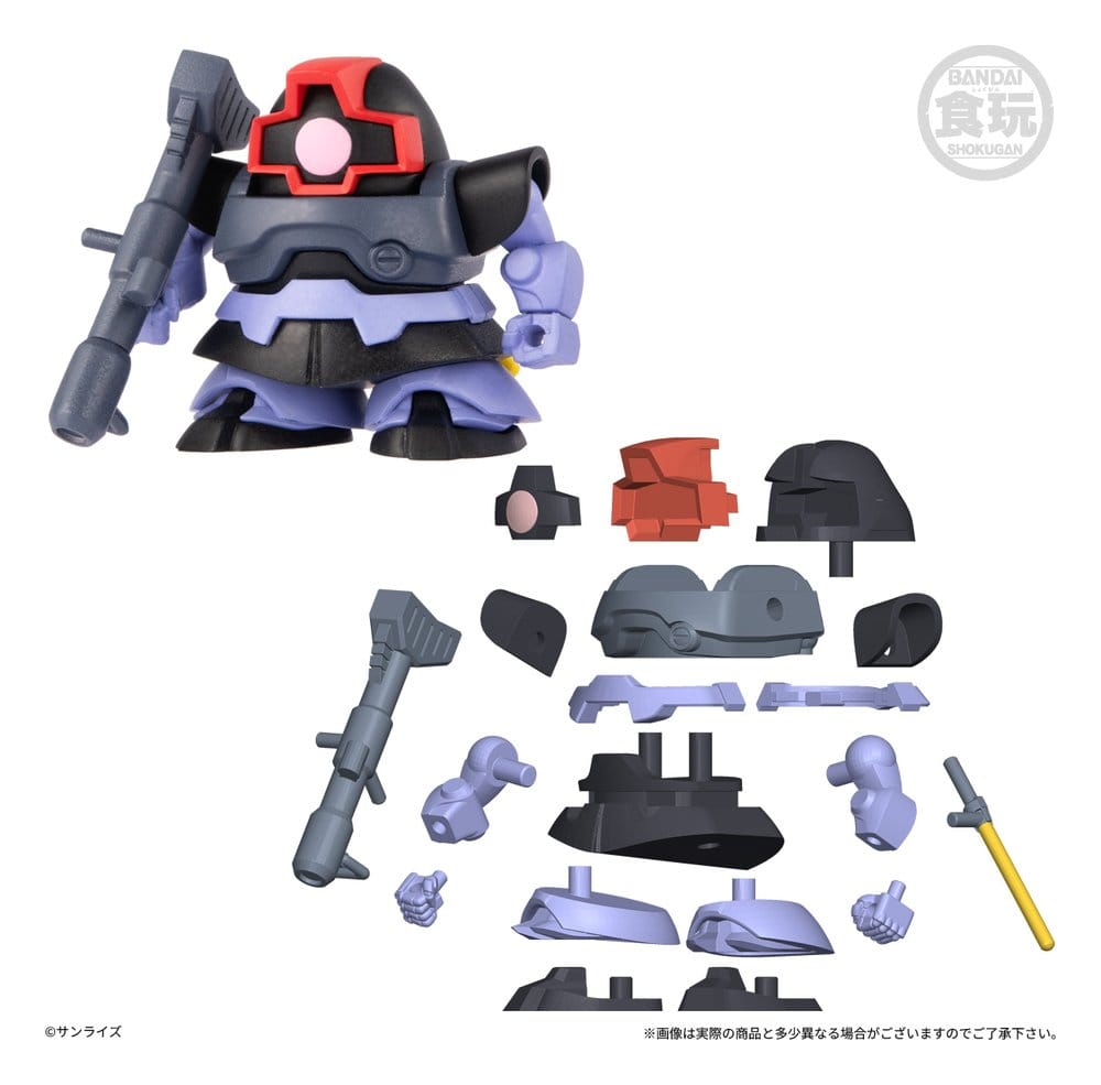Gundam Shokugan Box Mini Model Kits Wave 4 Blind Box Display (12)