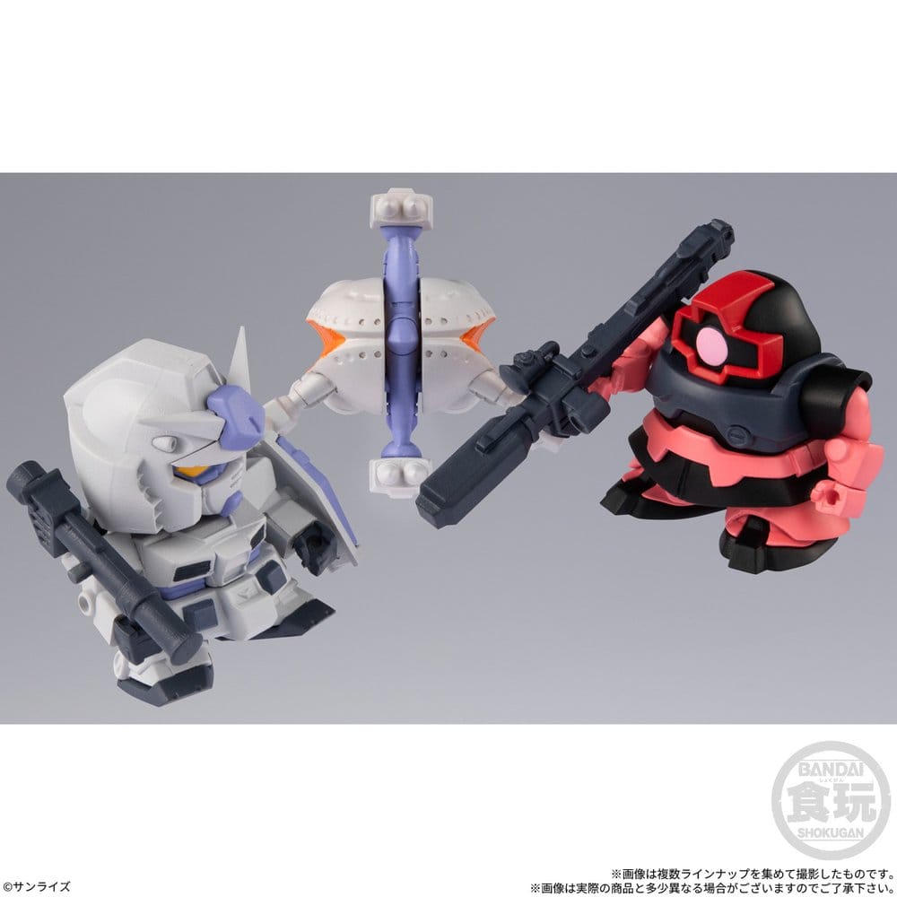 Gundam Shokugan Box Mini Model Kits Wave 4 Blind Box Display (12)