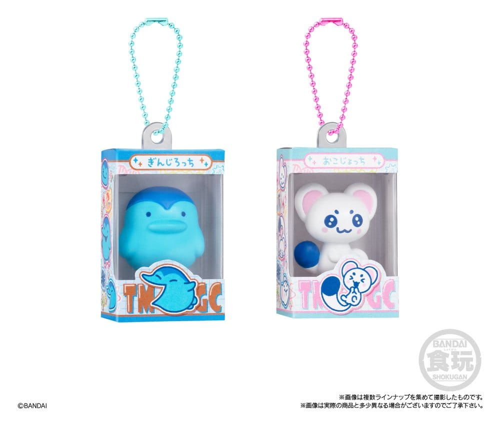 Tamagotchi Shokugan Box Mini-nyckelring Wave 5 Blind Box 4 cm Display (12)