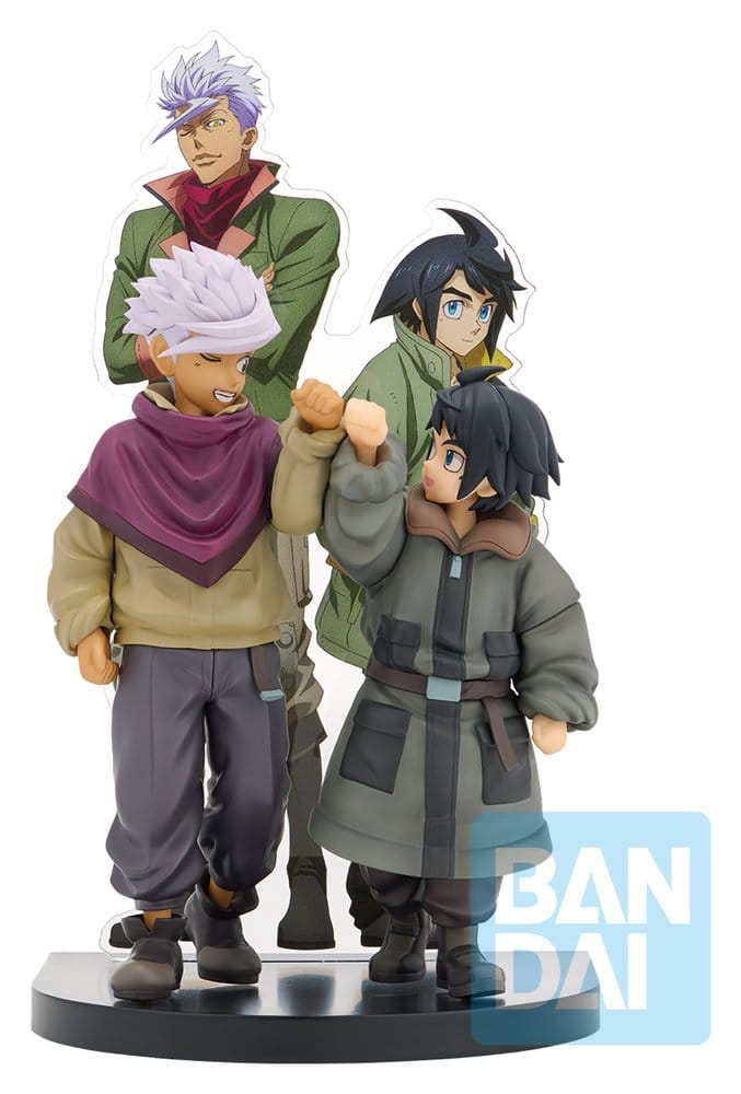 Mobile Suit Gundam: Iron-Blooded Orphans Ichibansho PVC Figur Mikazuki & Orga 18 cm