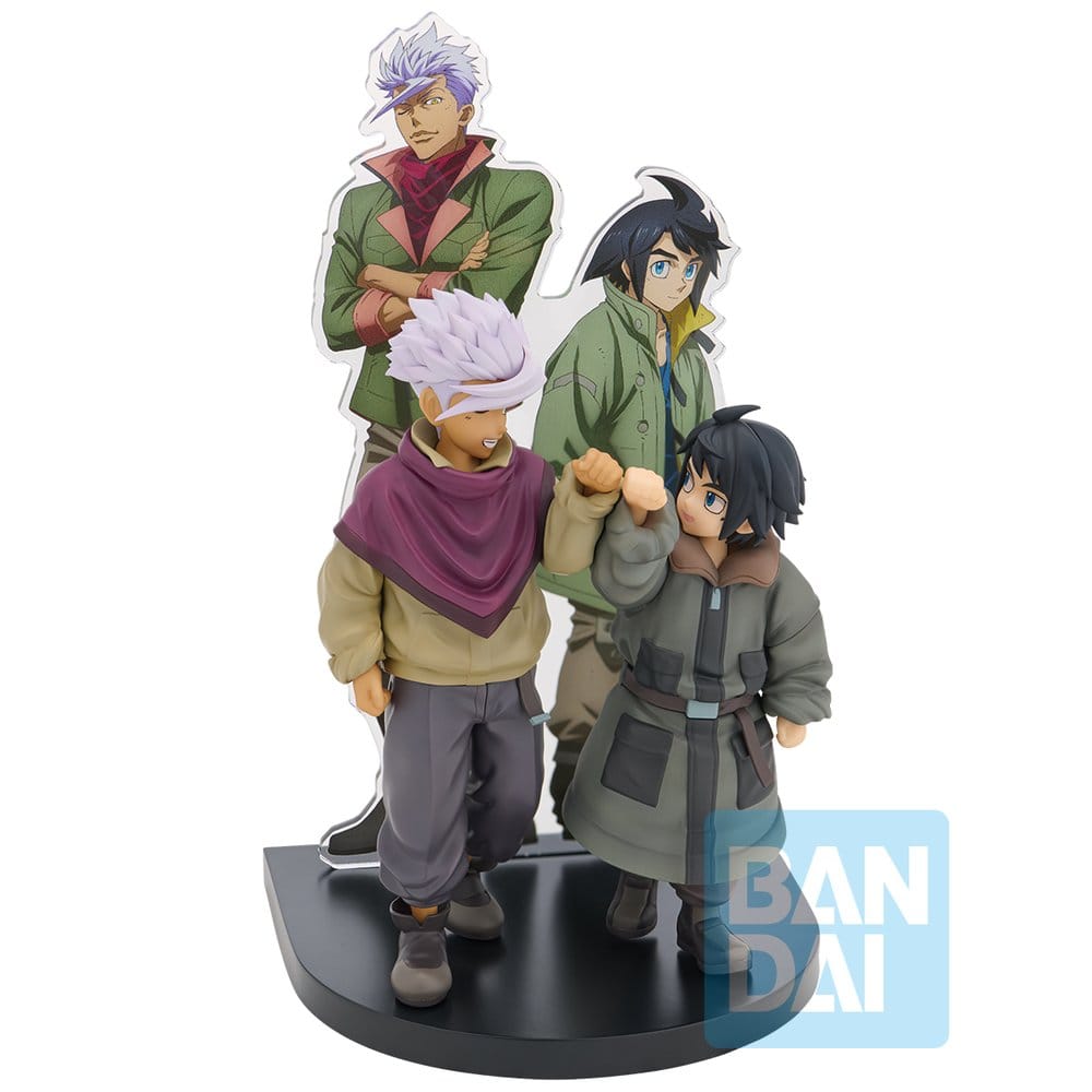 Mobile Suit Gundam: Iron-Blooded Orphans Ichibansho PVC Figur Mikazuki & Orga 18 cm
