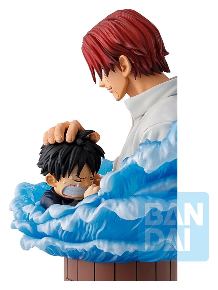 One Piece Ichibansho PVC Figur Shanks & Luffy (Röda Hår Pirater) 15 cm